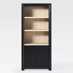 Bibliothèque en bois à rangement moderne