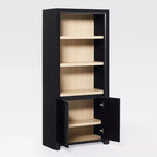 Bibliothèque en bois à rangement moderne