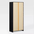 Bibliothèque en bois à rangement moderne