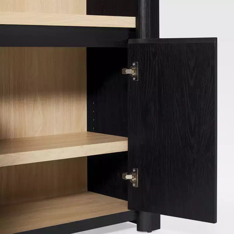 Bibliothèque en bois à rangement moderne