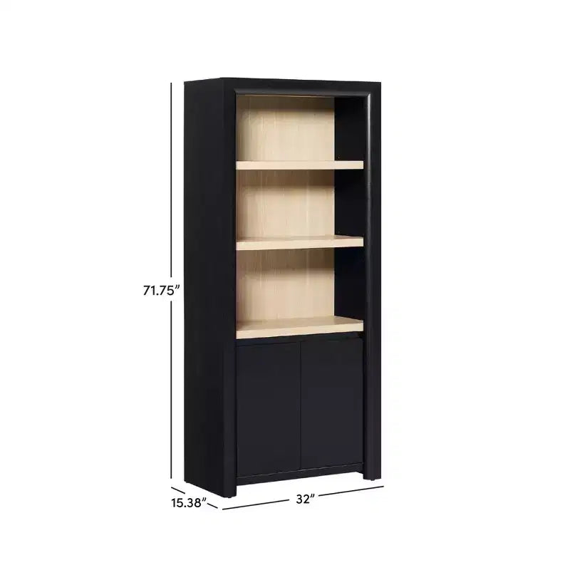 Bibliothèque en bois à rangement moderne
