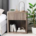 Tables de chevet en bois de style ferme moderne