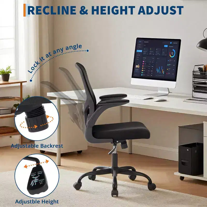 Chaise de bureau ergonomique en maille
