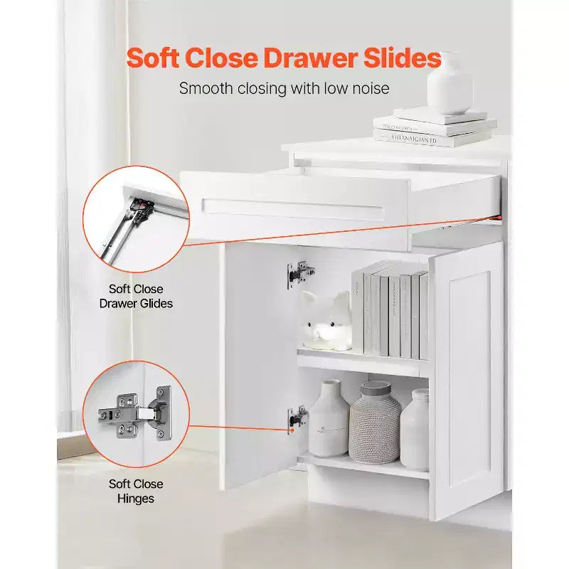 Meuble bas de cuisine Shaker avec tiroir