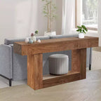 Table de canapé rectangulaire en bois