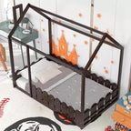 Cadres de lit baldaquin en bois pour maisonnette