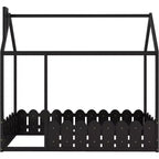 Cadres de lit baldaquin en bois pour maisonnette