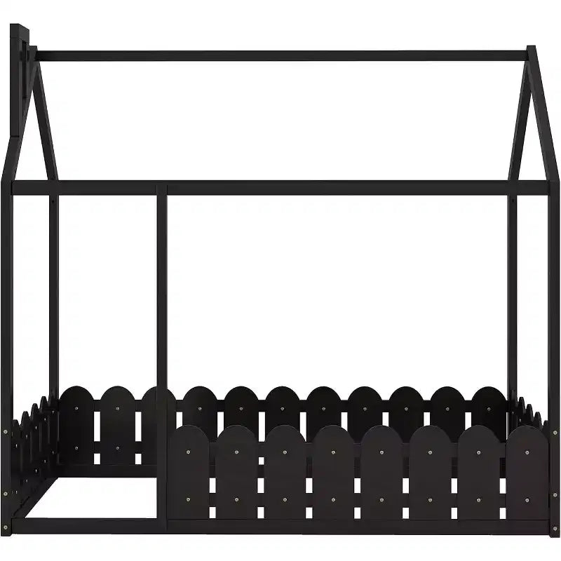 Cadres de lit baldaquin en bois pour maisonnette