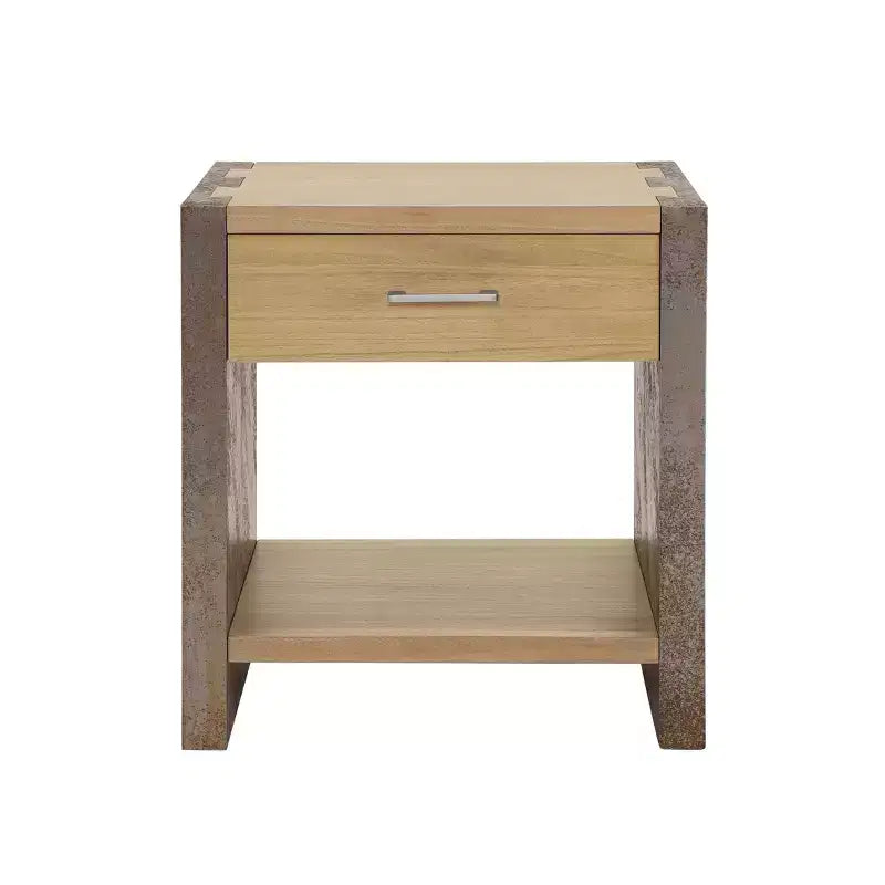 Tiroir de table de chevet rustique