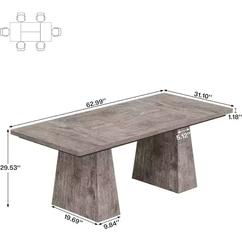 Table de salle à manger moderne