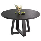 Round Dining Table for 4 47 Inches Dining Room Table Circle Kitchen Tables for Dining Room Kitchen Living Room(Table Only)