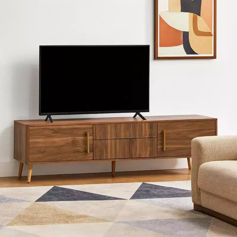 Meuble TV Noyer Mid-Century