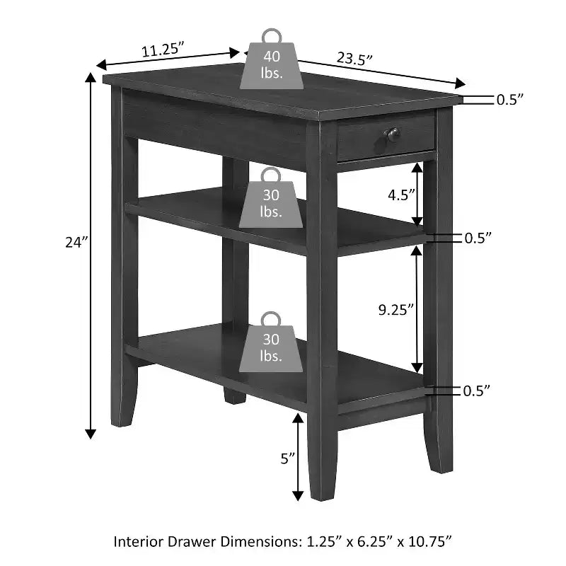 Table d'appoint de fauteuil