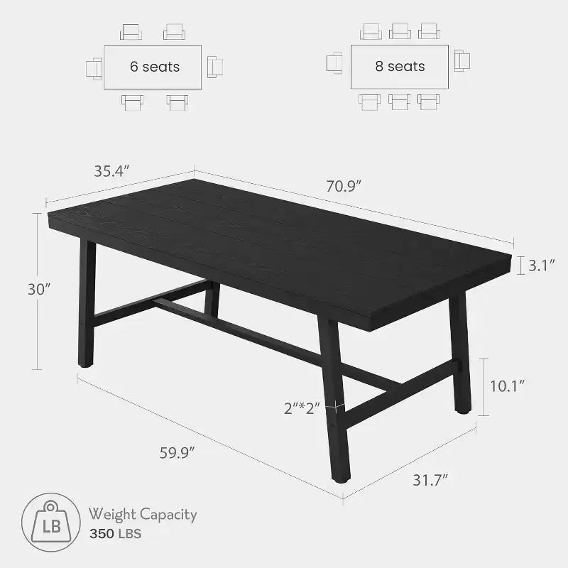 Grande Table à Manger Longue
