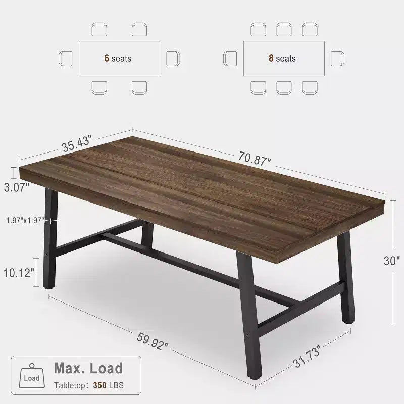Grande Table à Manger Longue