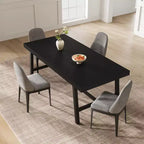 70.87Inch Large Long Dining Table for 6-8 People Wooden Kitchen Table with Sturty Legs for Kitchen Dining Room