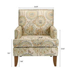Fauteuil d'appoint bohème rembourré