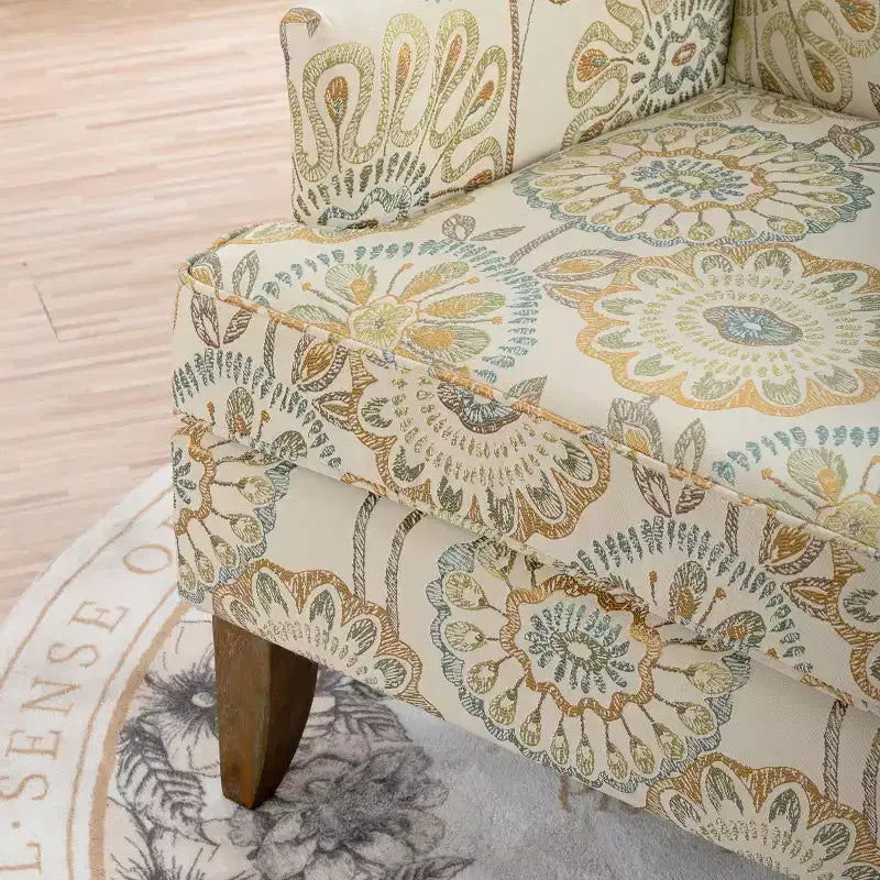 Fauteuil d'appoint bohème rembourré