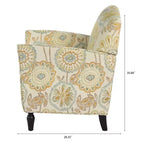 Fauteuil d'appoint bohème rembourré