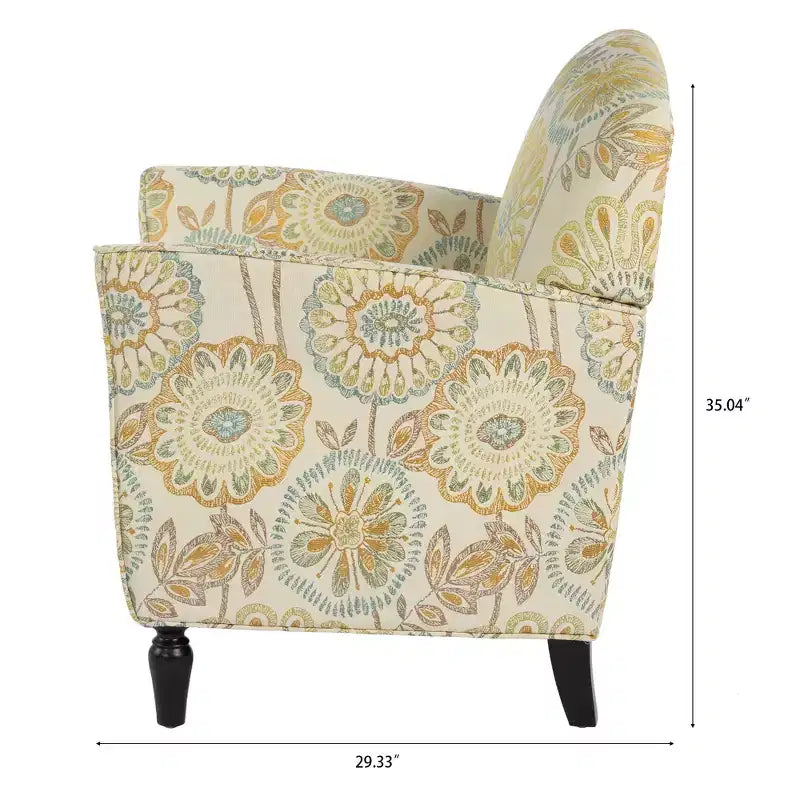 Fauteuil d'appoint bohème rembourré