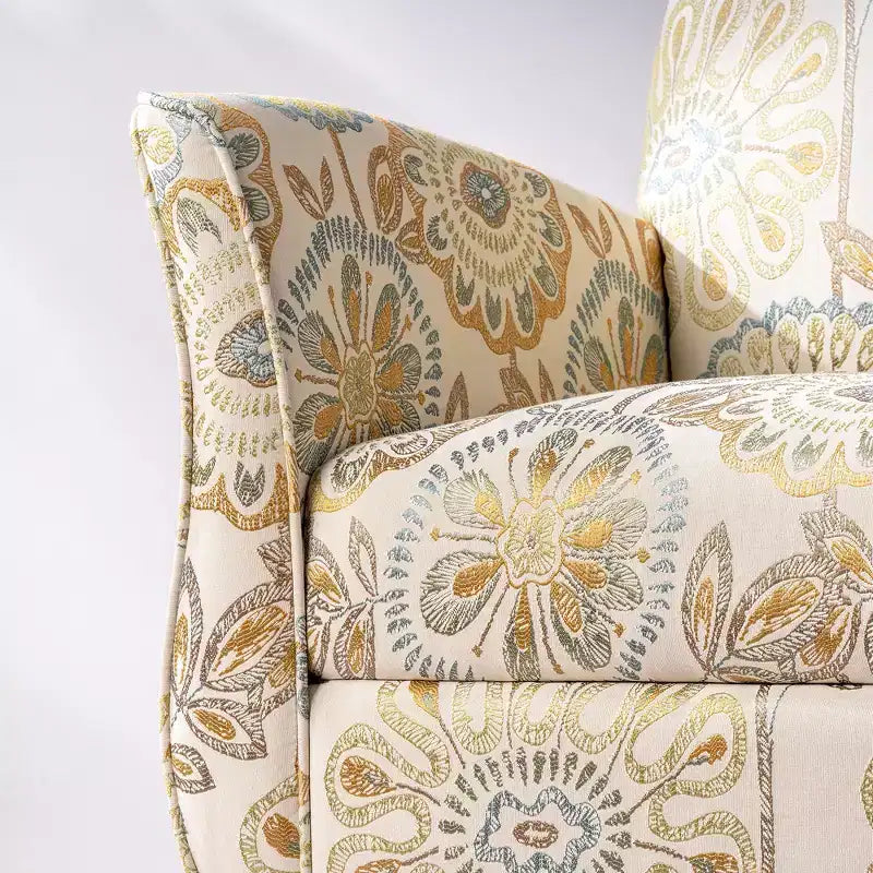 Fauteuil d'appoint bohème rembourré