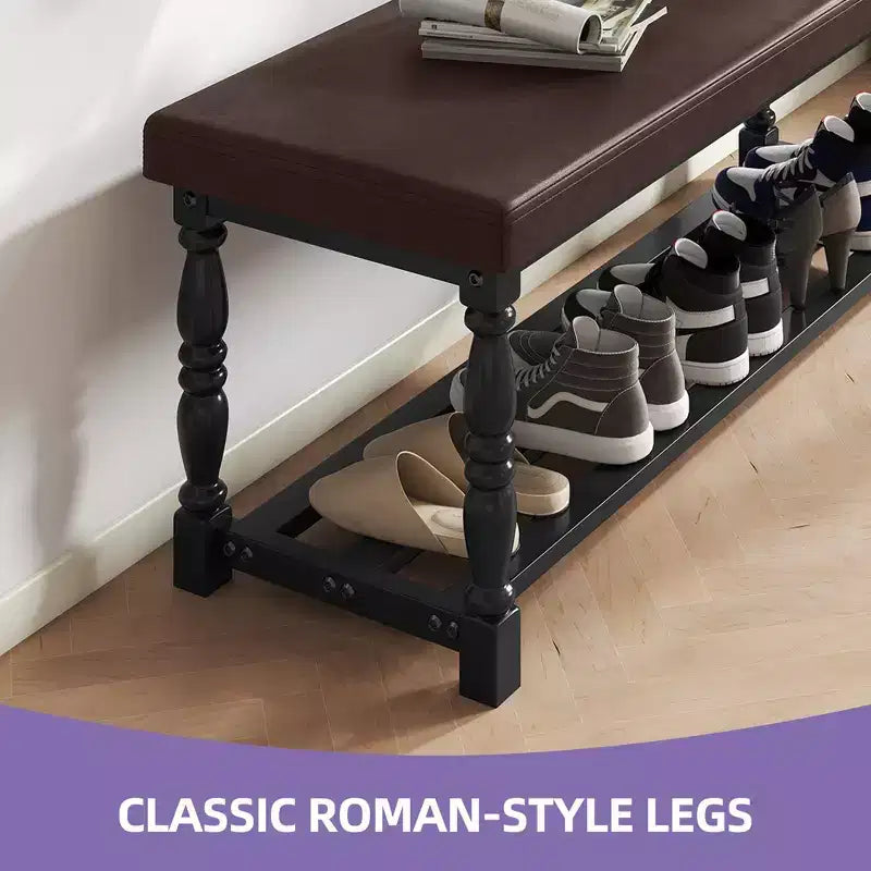Banc à chaussures d'entrée