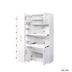 Armoire de cellier en bois blanc