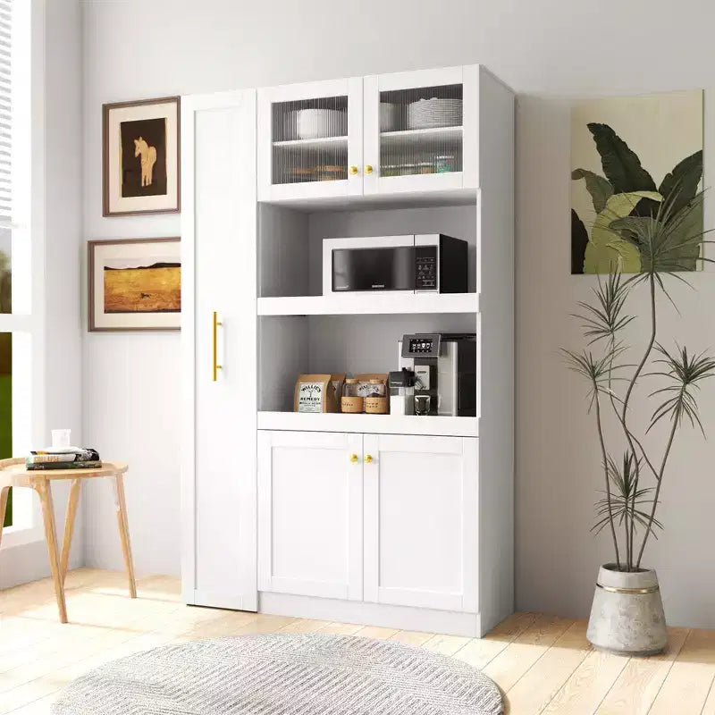 Armoire de cellier en bois blanc