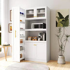 Armoire de cellier en bois blanc