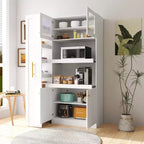 Armoire de cellier en bois blanc