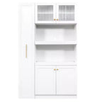 Armoire de cellier en bois blanc
