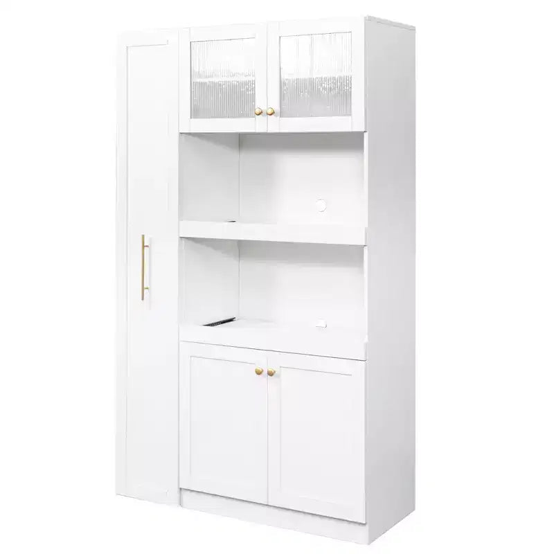 Armoire de cellier en bois blanc