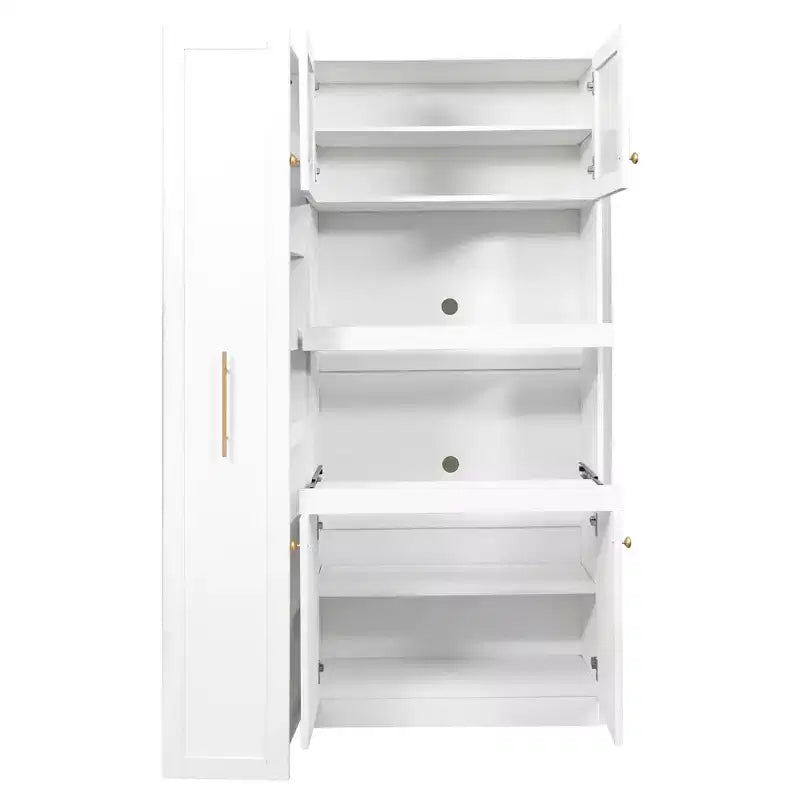 Armoire de cellier en bois blanc