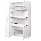 Armoire de cellier en bois blanc