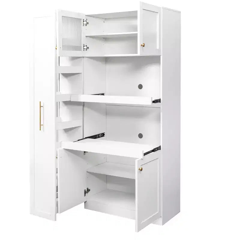 Armoire de cellier en bois blanc