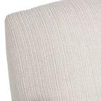 Fauteuil inclinable gris clair à fines rayures