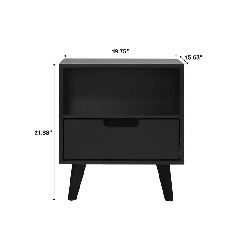 Table de chevet moderne du milieu du siècle