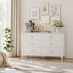 Commode de chambre avec tiroirs cannelés, style moderne