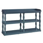 Console avec espaces de rangement ouverts