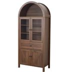 Meuble à portes cintrées en bois