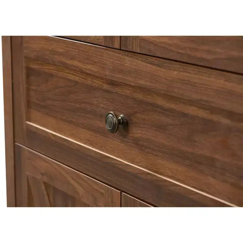 Meuble à portes cintrées en bois