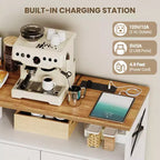 Meuble buffet avec prise électrique