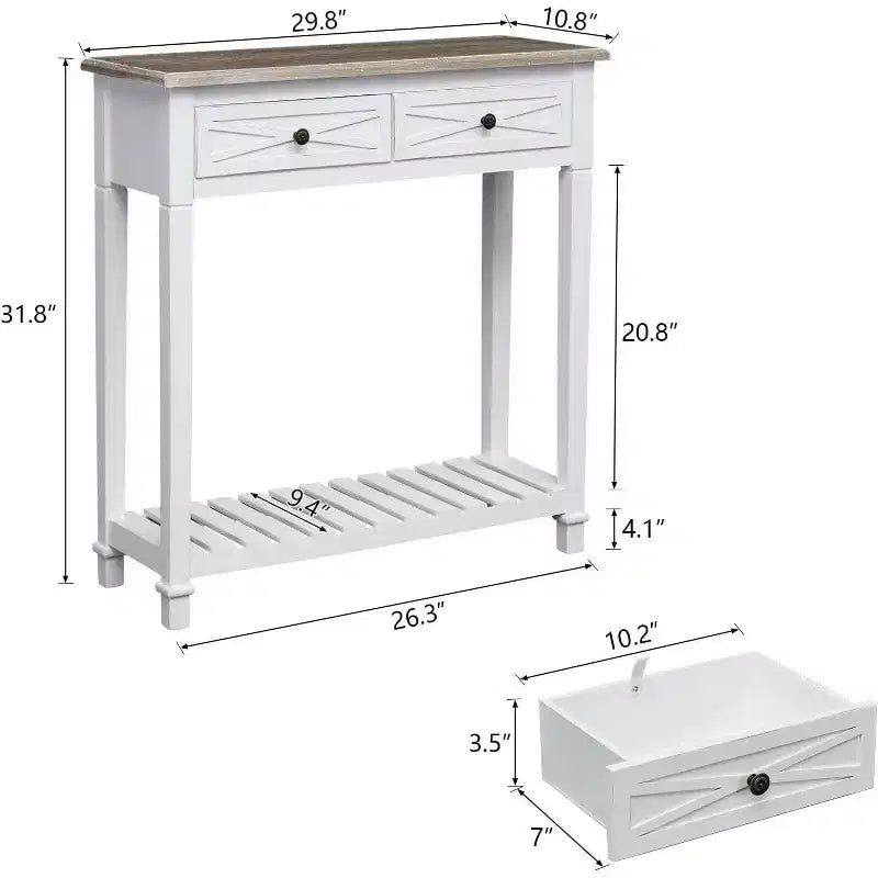 Console étroite