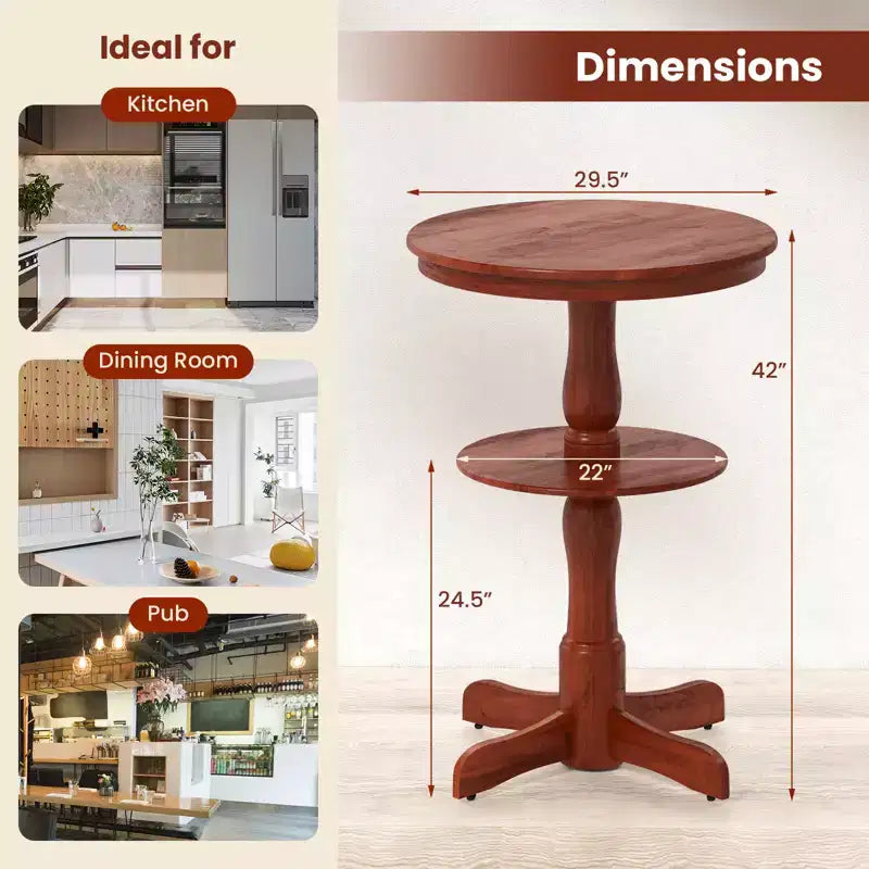 Table haute ronde