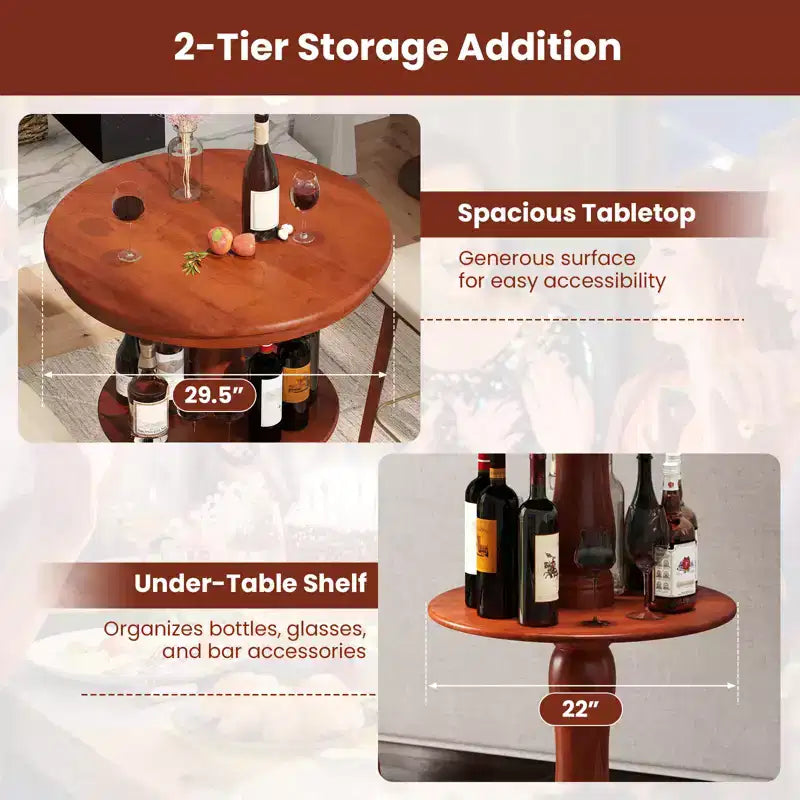 Table haute ronde