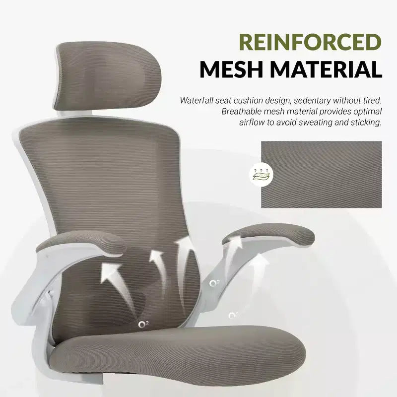 Chaise de bureau ergonomique en maille respirante