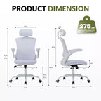Chaise de bureau ergonomique en maille respirante