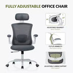 Chaise de bureau ergonomique en maille respirante