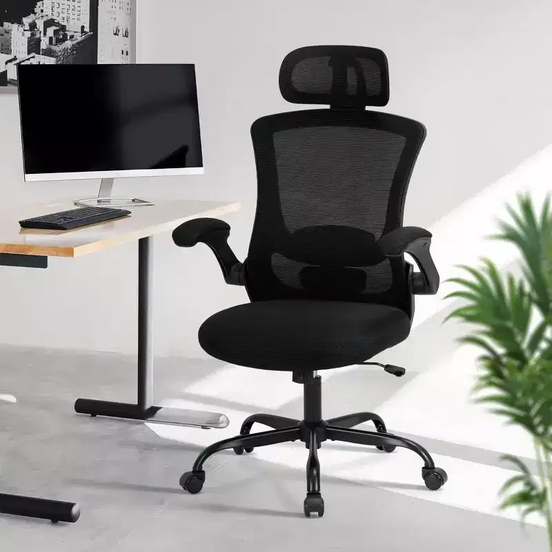 Chaise de bureau ergonomique en maille respirante