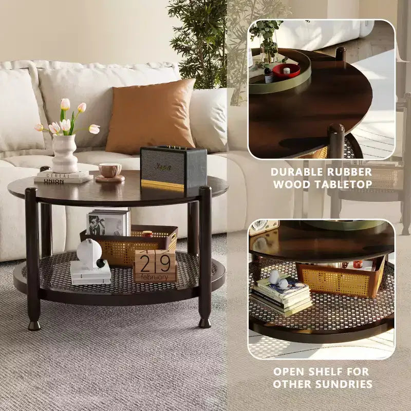Table basse ronde
